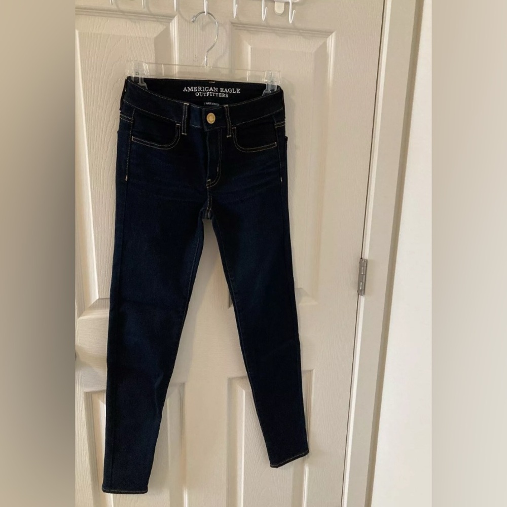 American Eagle Outfitters Women’s Super Stretch Jeggings (Size 0, Regular)